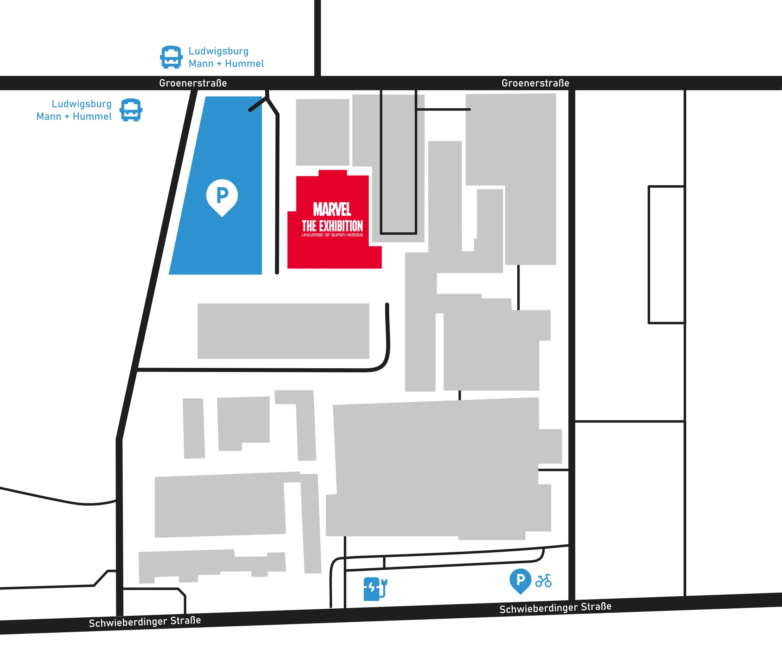 Map of the exhibition location