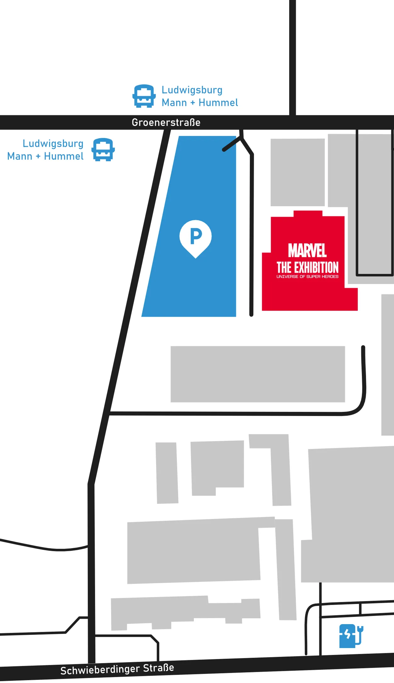 Map of the exhibition location